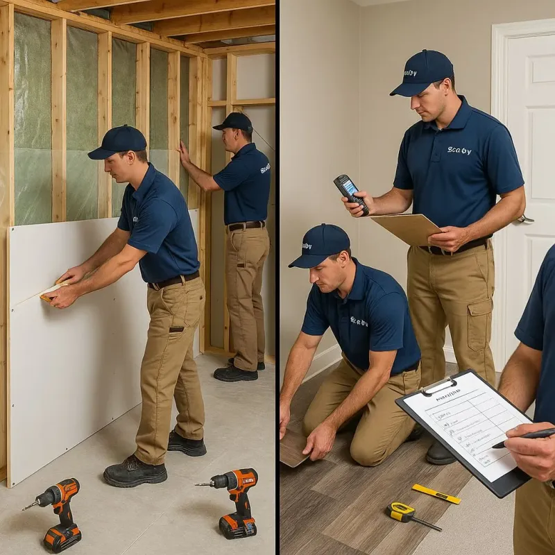 Repairs and Reconstruction process in Towanda, KS
